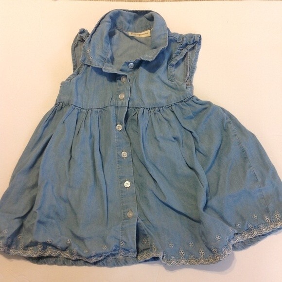 CARTER'S FIRST IMPRESSIONS 18 Month Bundle Dress Tops NWT Blue Pink White Cotton - Picture 10 of 16